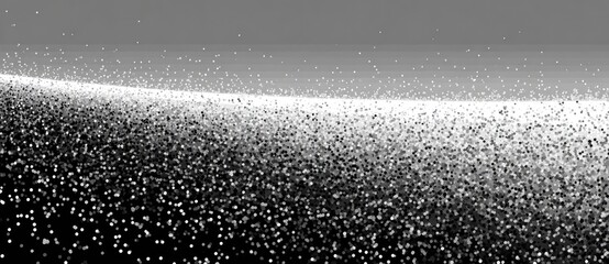 Abstract grayscale textured landscape