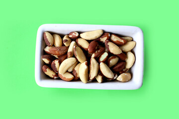 Brazil nuts contain beneficial nutrients and minerals