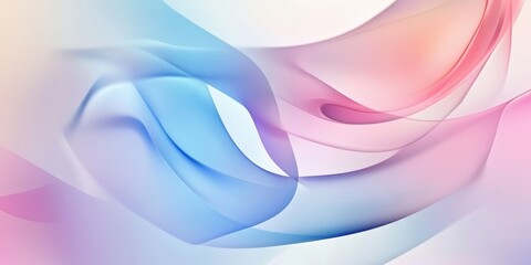 Fototapeta premium Abstract colorful wave design with blue and pink flowing patterns