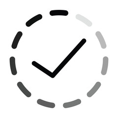 Complete loading process. 100 percent loading. Loading bar.