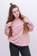 portrait of a young woman