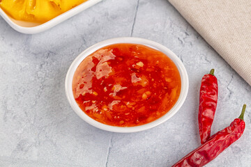 Sweet and spicy chili pineapple sauce