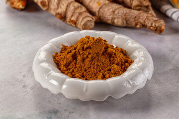 Indian spices - Curry powder heap