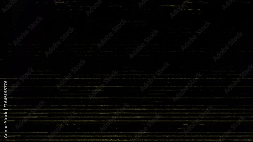 Wall mural yellow and cyan glitch lines background — abstract digital noise texture for cyberpunk and tech desi