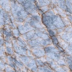 Fototapeta premium Light blue marble with golden veins