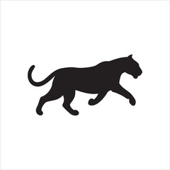 Tiger Silhouette Vector  Majestic Big Cat Design for Logos, Art & Decoration