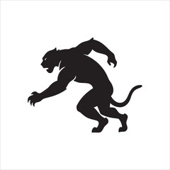 Tiger Silhouette Vector  Majestic Big Cat Design for Logos, Art & Decoration