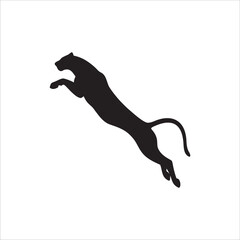 Tiger Silhouette Vector  Majestic Big Cat Design for Logos, Art & Decoration