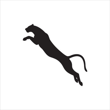 Tiger Silhouette Vector  Majestic Big Cat Design for Logos, Art & Decoration