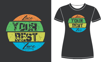 t-shirt design concept 