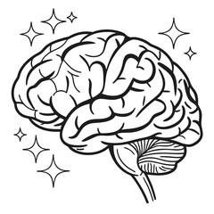 Mental Clarity Brain Icon