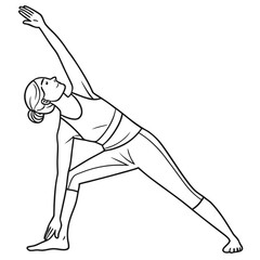Yoga Practice Silhouette Icon