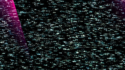 Abstract Digital Pixel Noise Glitch.Video Corruption Error