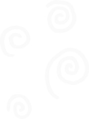 Abstract Swirls Pattern on White Background.