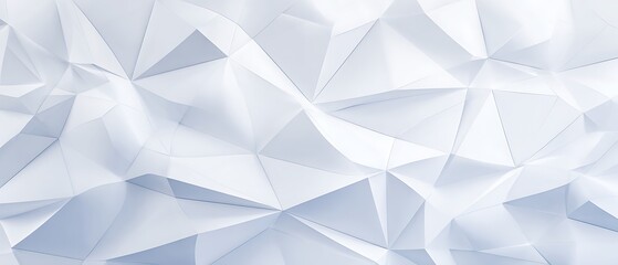 Abstract geometric shapes in white and light