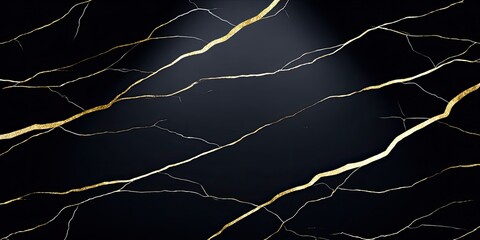 Dark background with gold veins resembling marble