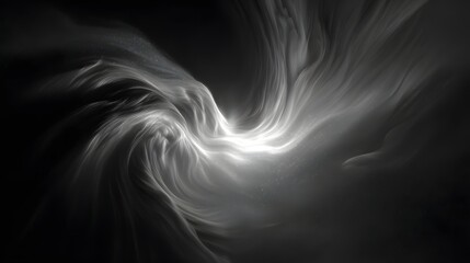 Naklejka premium Abstract swirling design of light and shadow.