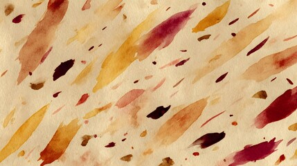 A captivating abstract composition featuring a dynamic interplay of warm earthy hues and expressive brush strokes inspired by the natural world