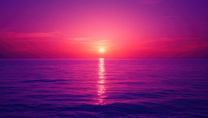 Fototapeta premium Dark purple gradient background, pink and dark red gradient sky, blurred foreground, blurred background