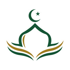 Islamic Mosque icon logo