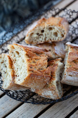 Bread for brunch on the terrace