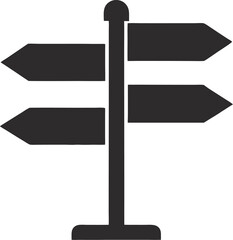 blank road sign