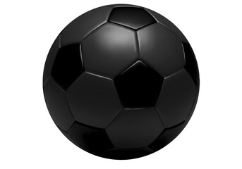 Monochromatic Soccer Ball on transparent background