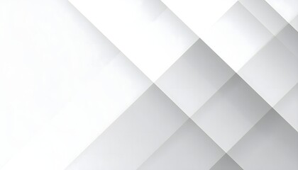 Modern Abstract Background with a Subtle 3D Grid of Diagonal Gray Squares
