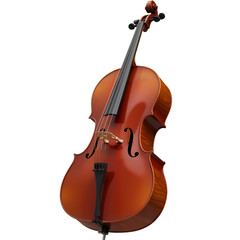 Fototapeta premium Elegant Cello: Timeless Craftsmanship and Musical Elegance