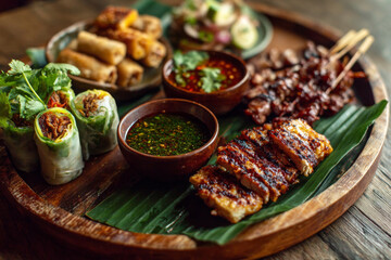 Delicious appetizers make mouthwatering impression on table