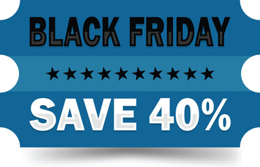 Black Friday Save 40% Discount Offer
