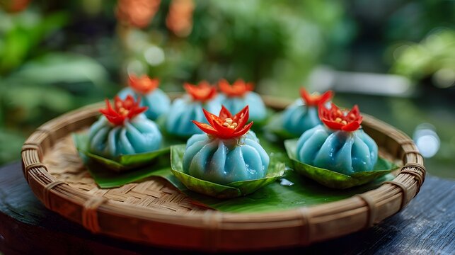 Explore delicious thai desserts: steamed flower dumplings recipe and traditional sweet treats guide online now