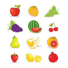 Fruit Vegetable Vector Design Collection