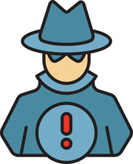 Fraud and Scammer Icon