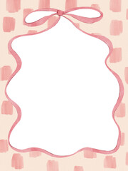 Whimsical hand drawn frame