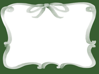 Whimsical hand drawn frame