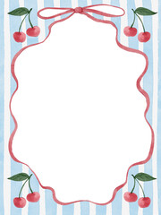 Obraz premium Whimsical hand drawn frame