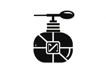 Obraz premium perfume bottle isolated on white