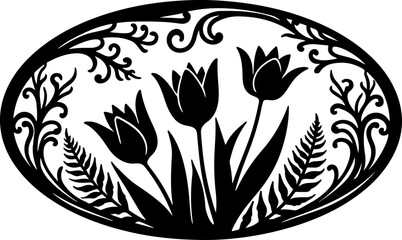 Vintage Floral Frame Vector – Ornamental Border Design for Labels & Invitations" vector bundle