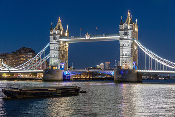 Tower Bridge at  the dusk