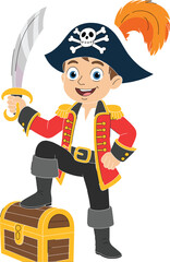 Cartoon ant character illustration, cheerful insect on dirt mound, waving ant clipart, green leaf background, cute bug mascot, animated ant vector, smiling ant pose, friendly insect design, nature-the