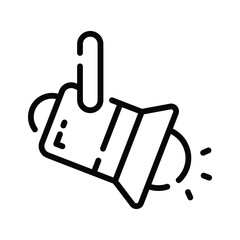 Visually engaging icon showing event stage light