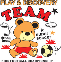 T-SHIRT KIDS BEAR.eps