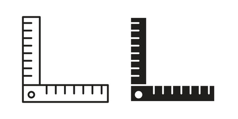 Ruler combined icon