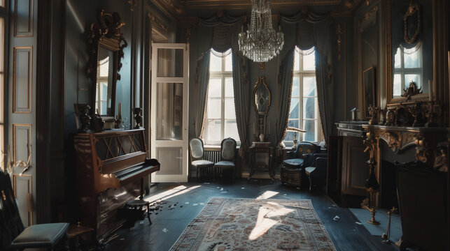 A mirror that shows the room how it wishes to be remembered