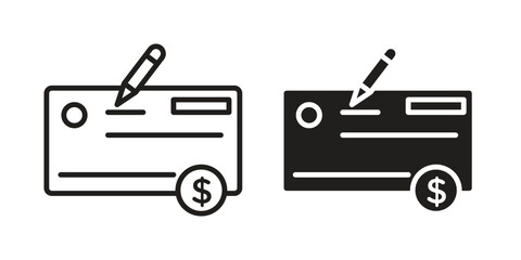 Money check icon