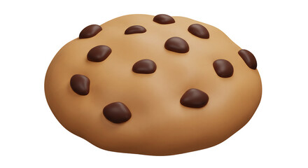 Fototapeta premium ふっくら焼きあがったチョコチップクッキー