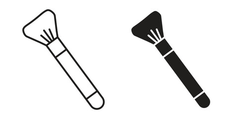 Makeup brush icon