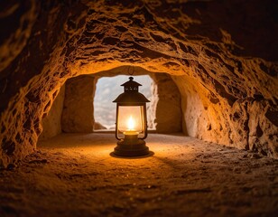Minimalist Mountain Cave Meditation Hall