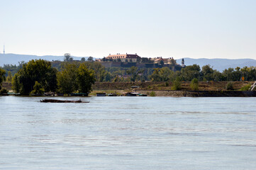 high water level of Danube river in Novi Sad